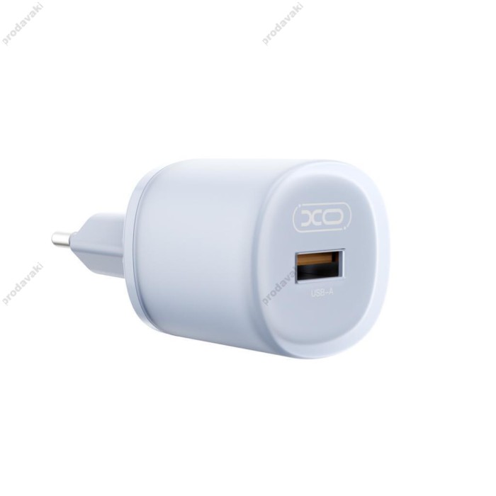 Мережевий зарядний пристрій XO L157 Fast Charger 18W Blue